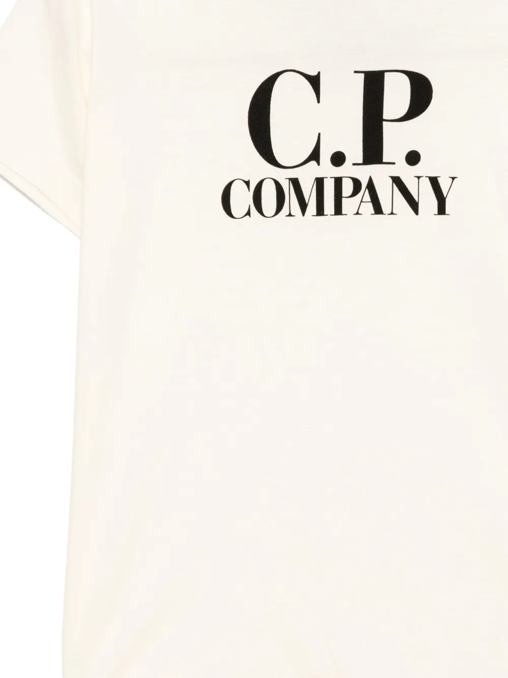 C.P. Company Kids T-shirt met logoprint Wit