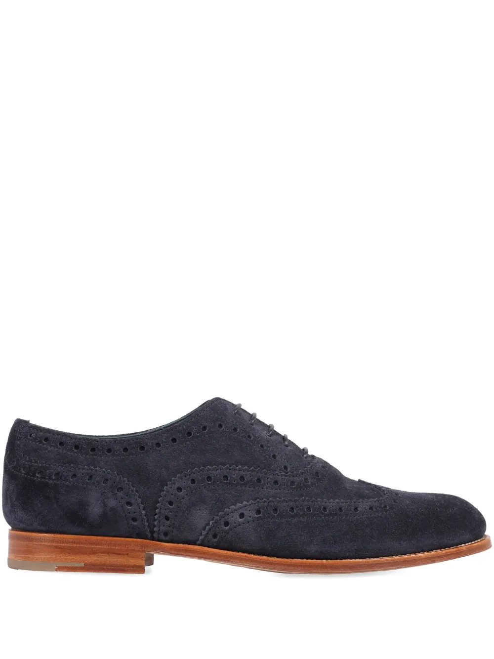Church's suede lace-up shoes Blue