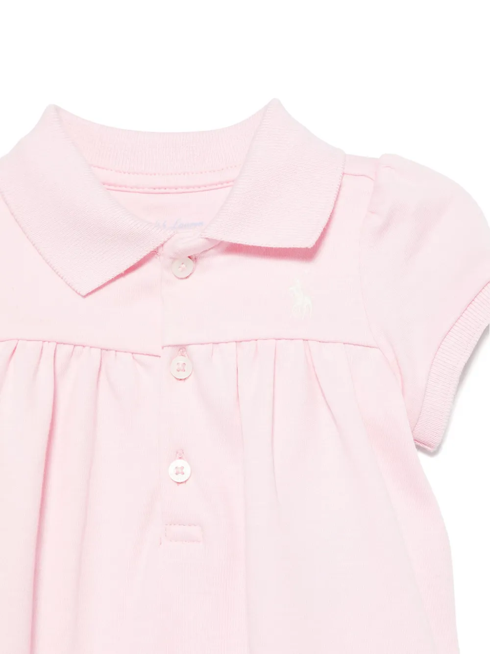 POLO RALPH LAUREN KIDS Polo Pony romper Roze