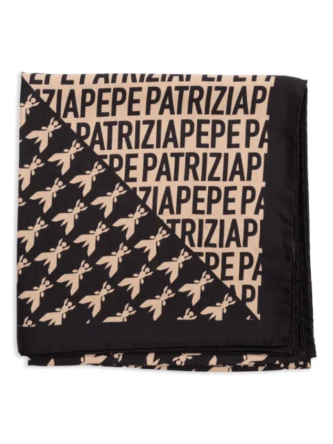 Patrizia Pepe logo-print scarf 8F0016A4X1 - 0