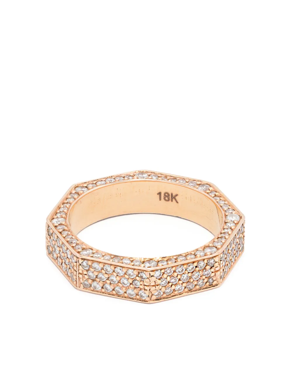 SHAY 18K rose gold diamond ring | Pink | Image 1