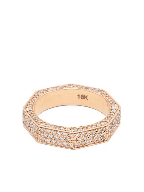 SHAY 18K rose gold diamond ring