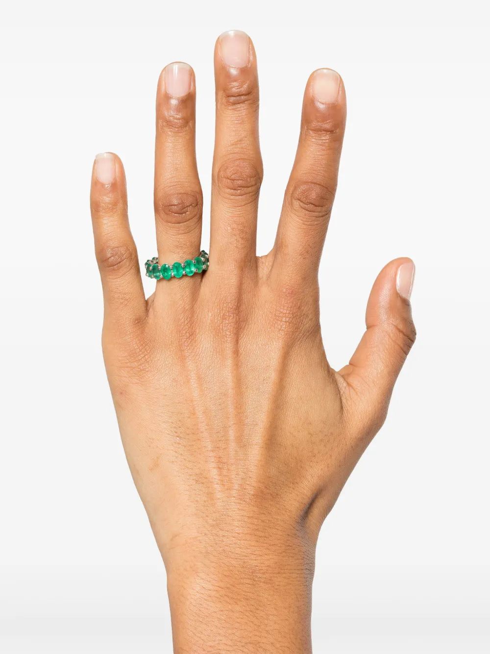 SHAY 18kt Weißgoldring mit Smaragd | Image 2