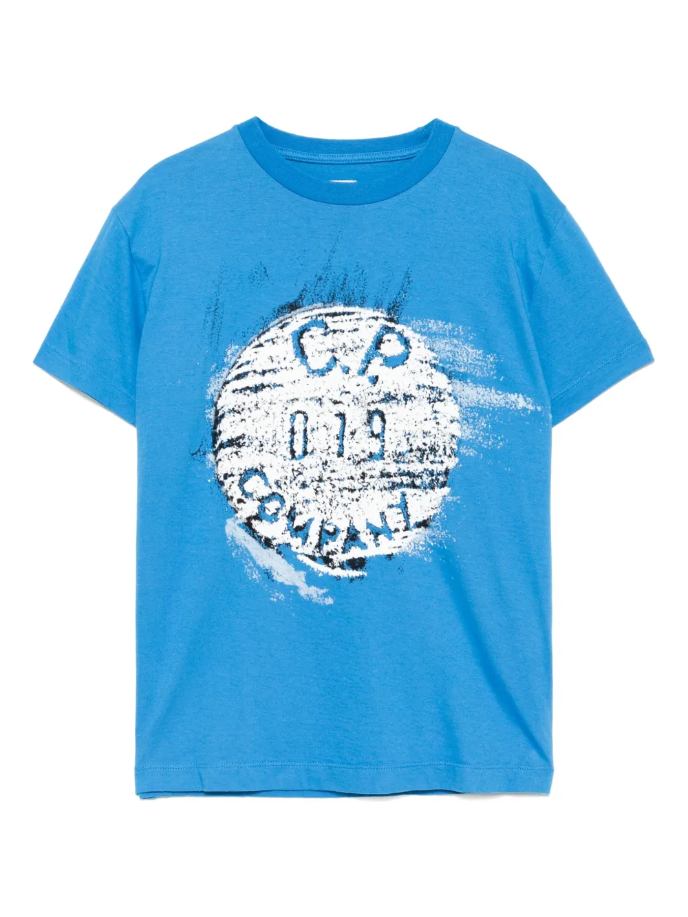 C.P. Company Kids T-shirt met grafische print Blauw