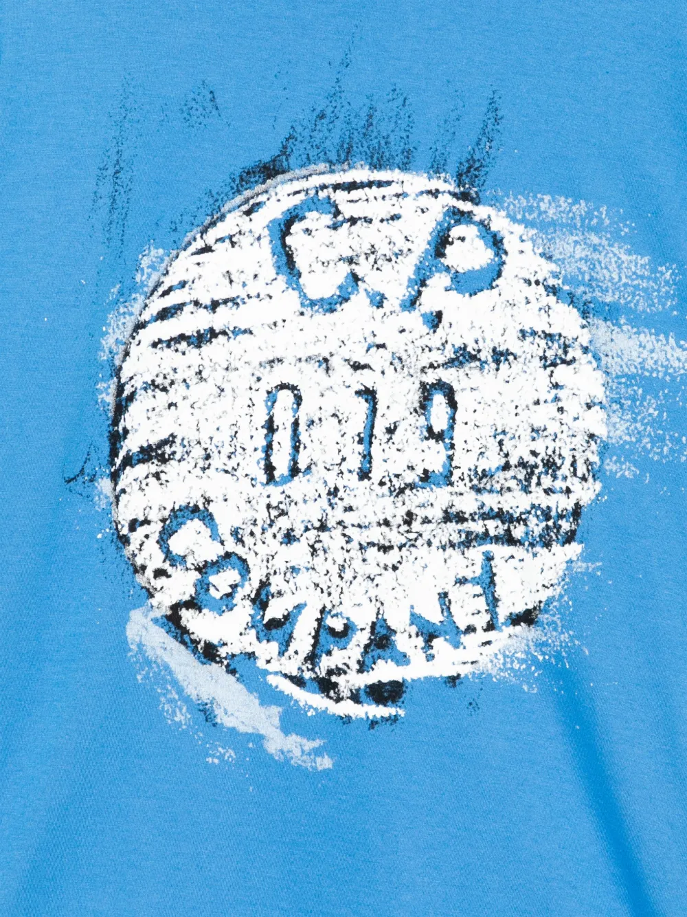 C.p. Company Graphic-print T-shirt In Blue