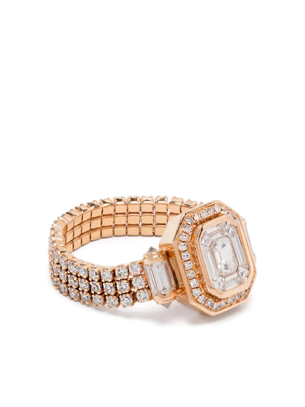Shay 18K Rose Gold Diamond Ring in Pink