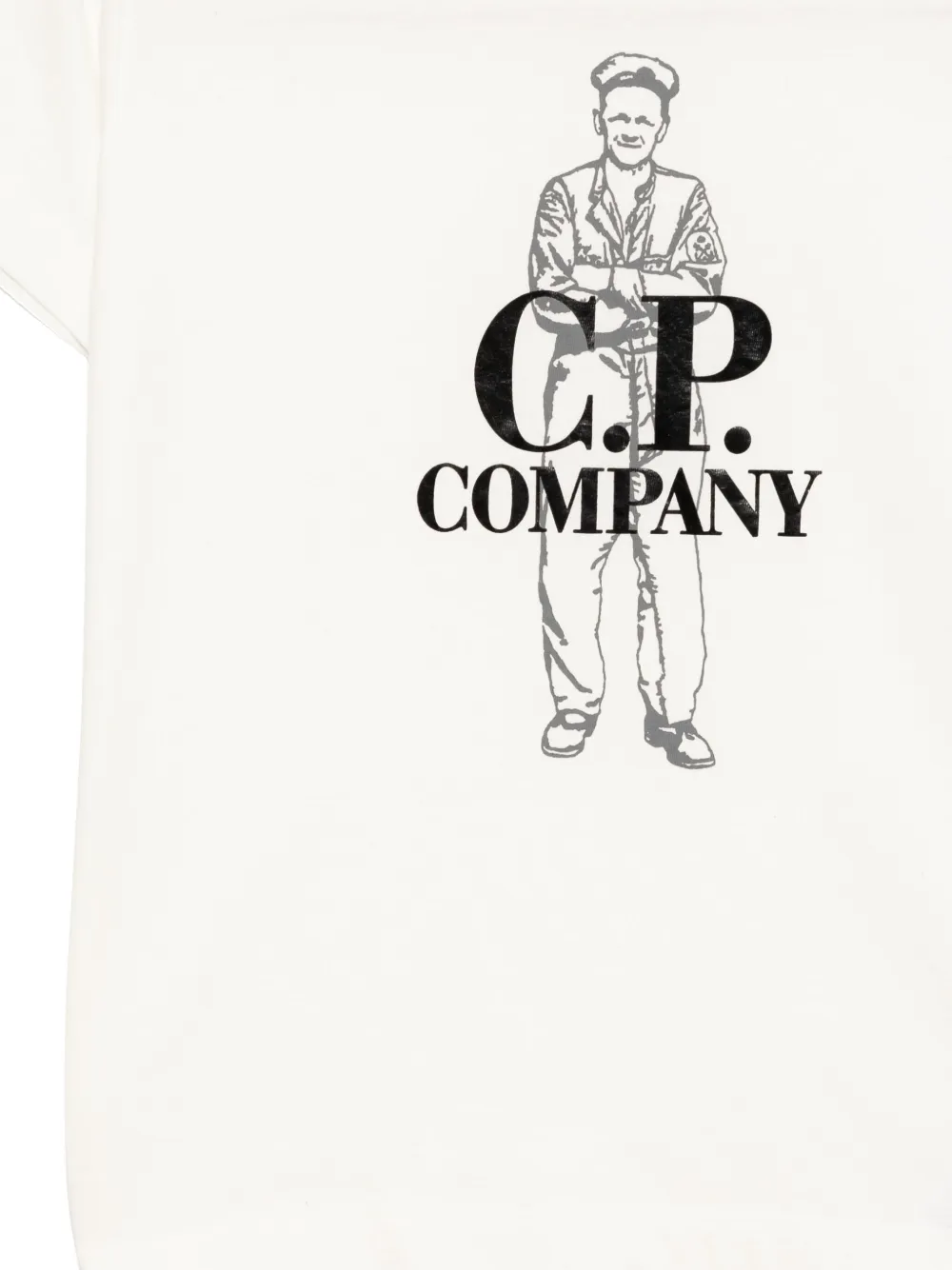 C.p. Company Graphic-print T-shirt In White