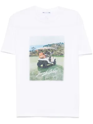 JACOB COHEN 売れ筋商品|||ヤコブ コーエン Tシャツ トップス レディース Polo shirts White Men's Polos & T-Shirt | Jacob Cohën