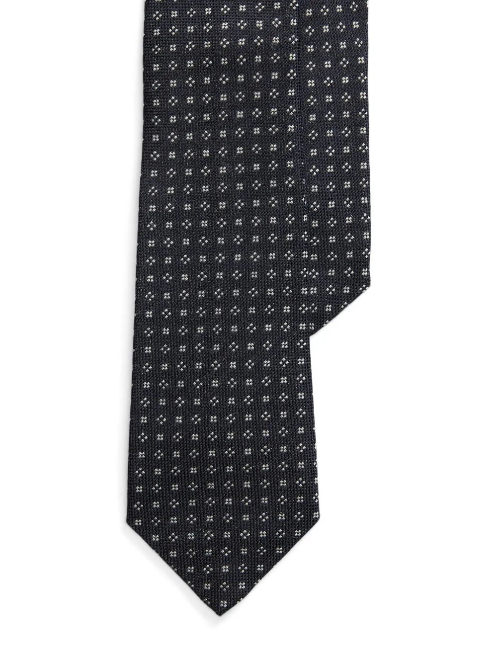 Ralph Lauren Purple Label patterned-jacquard tie | Blue | Image 1