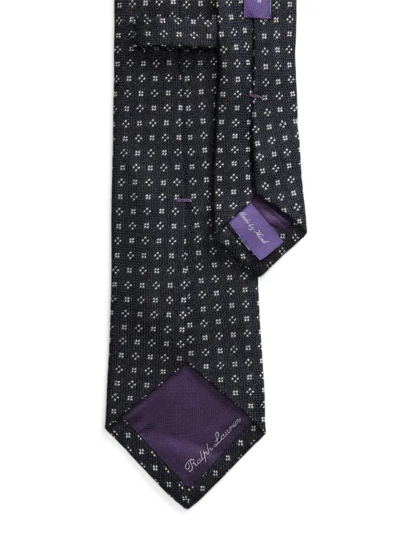 Ralph Lauren Purple Label patterned-jacquard Tie | Blue