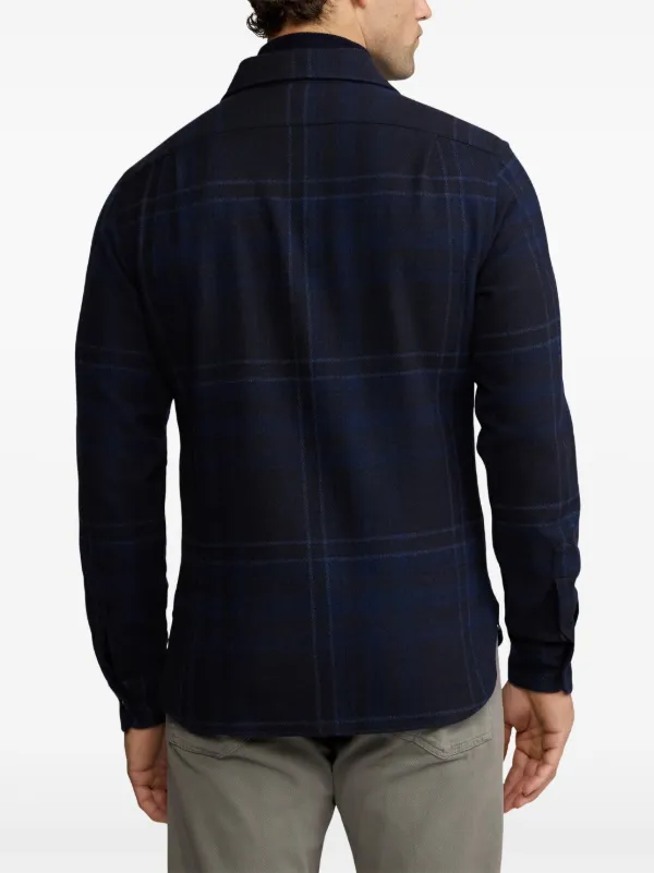 【Mサイズ】Ralph Lauren purple label チェックシャツ Ralph Lauren Purple Label チェック シャツ | ブルー | FARFETCH JP