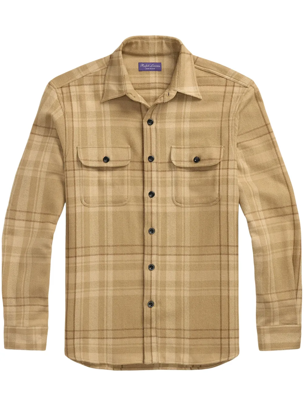 Ralph Lauren Purple Label チェック シャツ - ニュートラル Ralph Lauren Purple Label チェック シャツ - ニュートラル