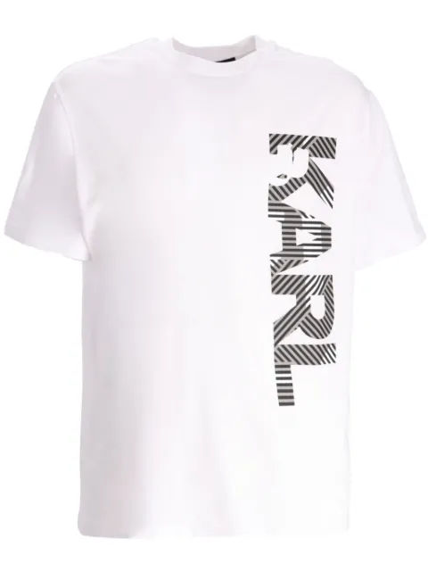Karl Lagerfeld playera con logo estampado
