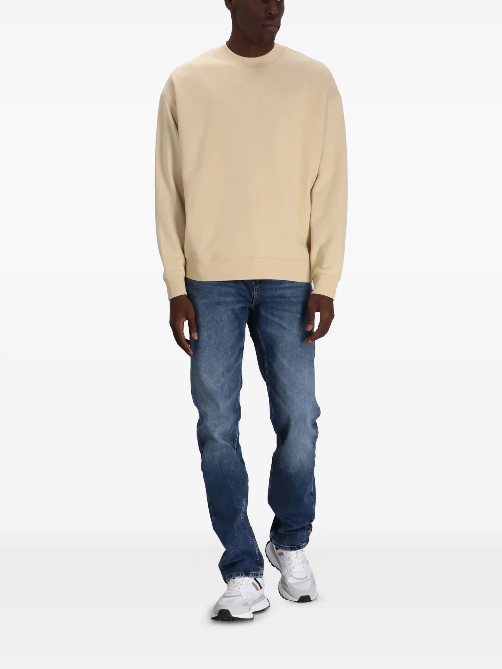 HUGO Dapocrew sweater - Beige