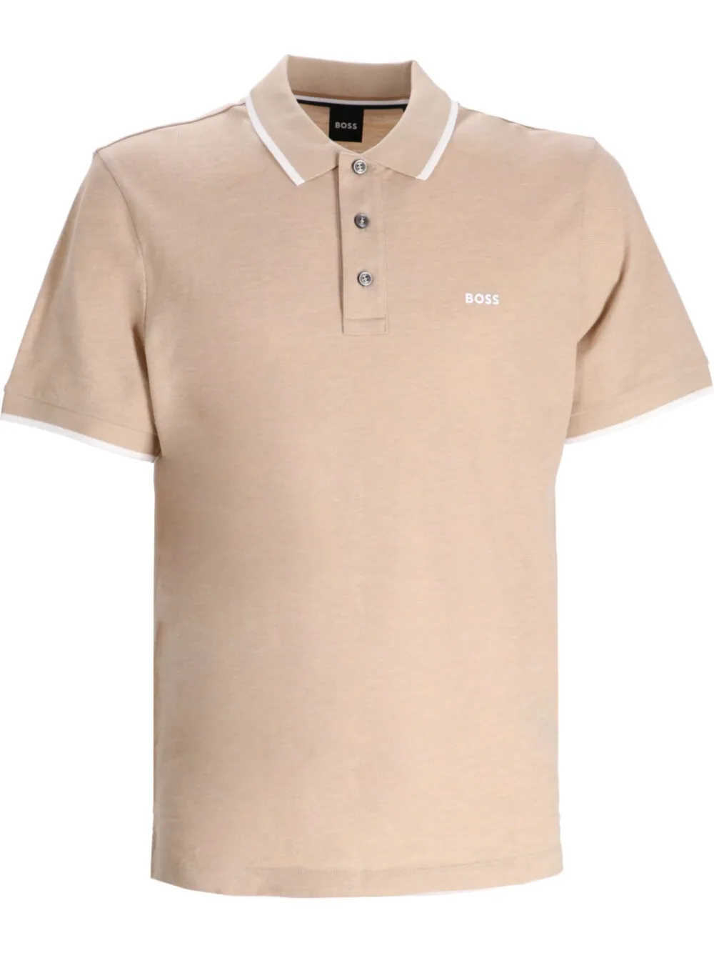 logo-print polo shirt