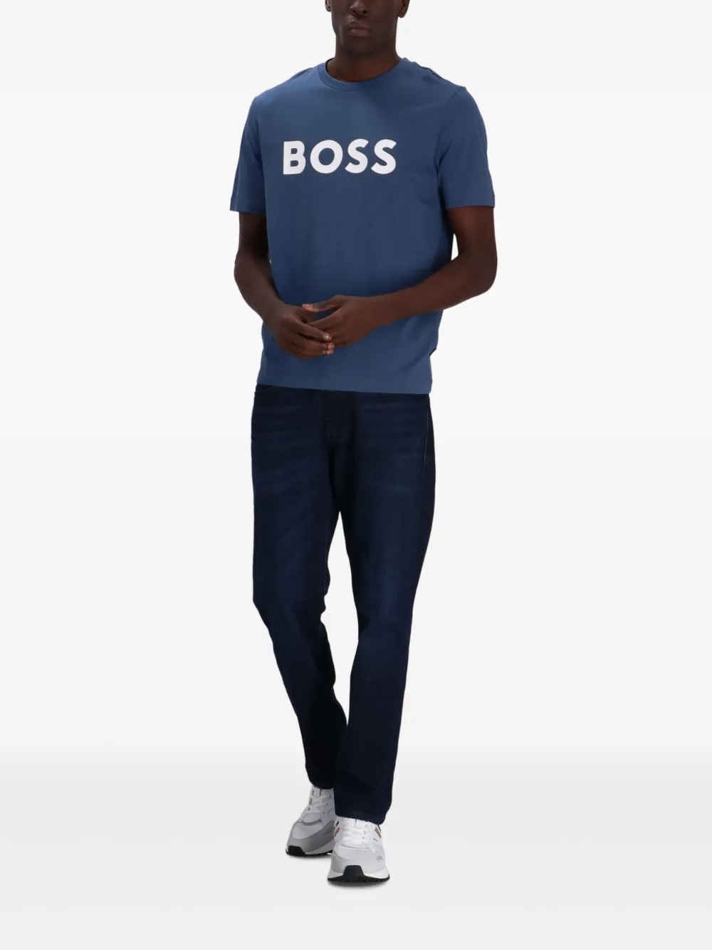 BOSS Tiburt 354 T-shirt - Blauw