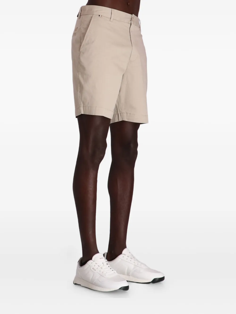BOSS Formele shorts Beige