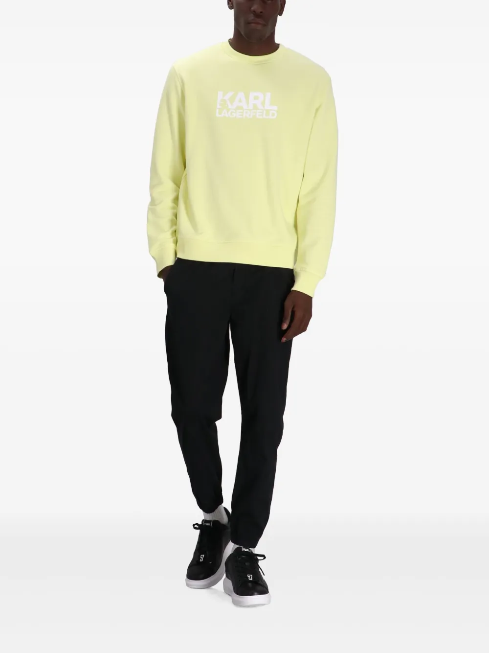 Karl Lagerfeld Katoenen sweater - Geel