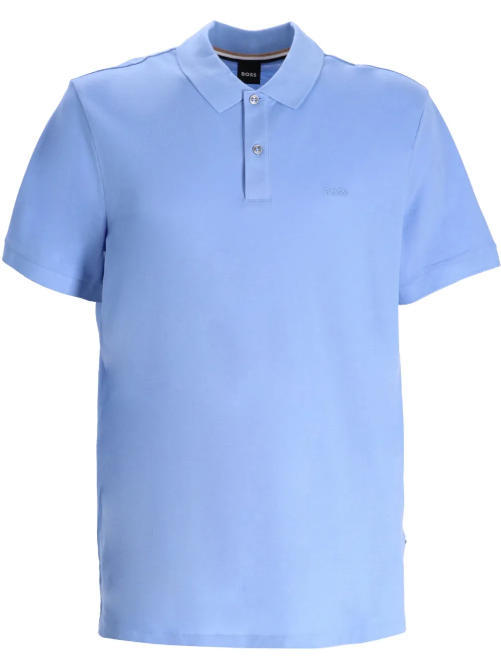 logo-print polo shirt