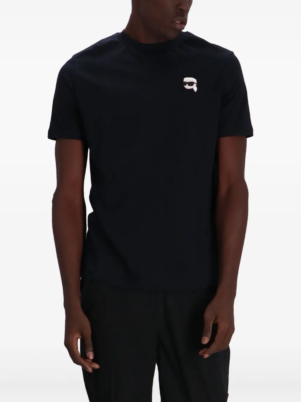 Karl Lagerfeld K Ikonik T-shirt Zwart