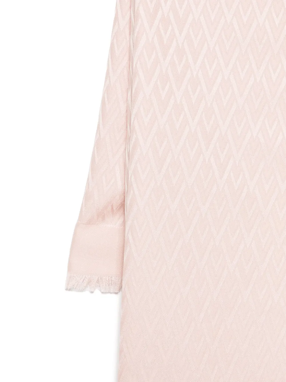 Valentino Garavani Toute La sjaal met V-jacquard - Roze