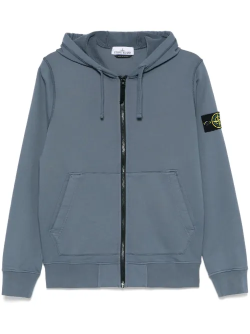 Stone Island hoodie en coton - Bleu - Stone Island - Modalova