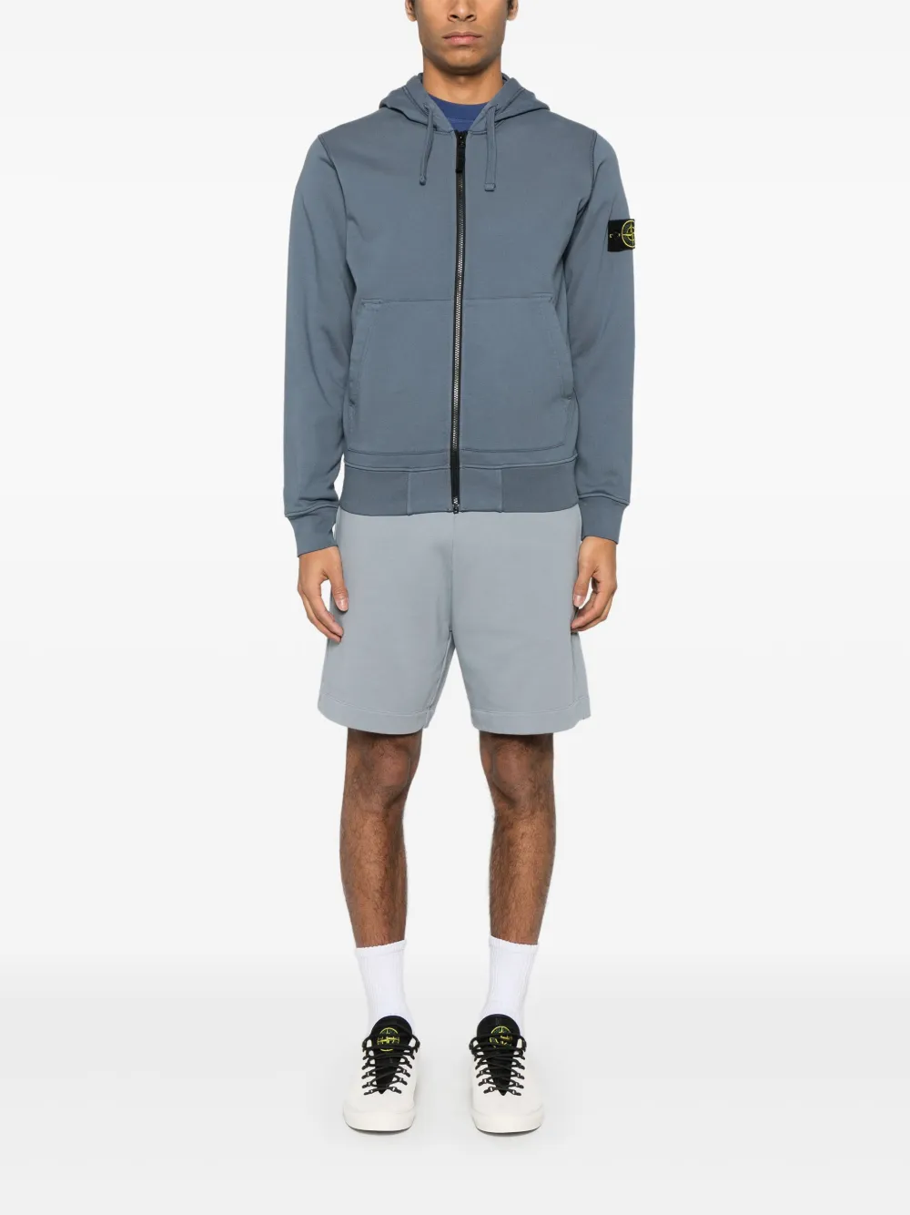 Stone Island cotton hoodie - Blauw