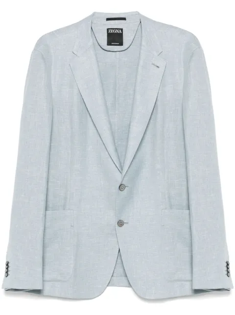 Zegna slub-texture blazer
