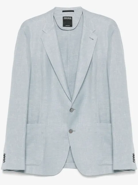 Zegna slub-texture blazer