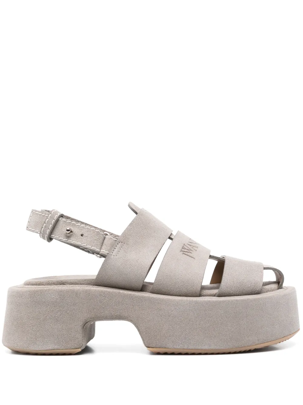 JW Anderson Suède sandalen Grijs