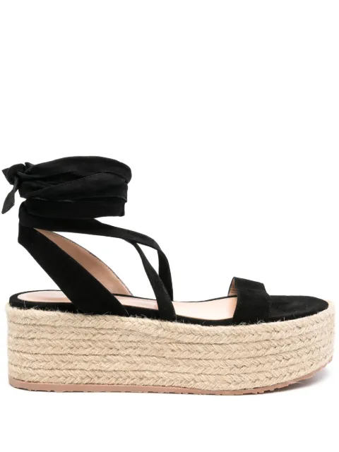 Gianvito Rossi suede espadrilles