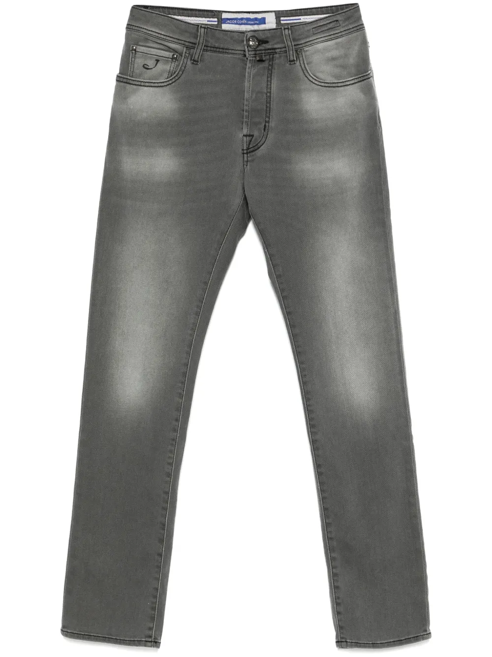 Shop Jacob Cohen Bard Jeans In Grey