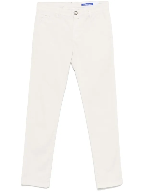 Jacob Cohën Bobby Trousers in Neutrals