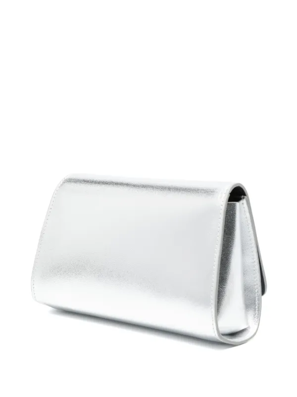 Giuseppe Zanotti Cleopatra Clutch Bag | Silver | FARFETCH GE
