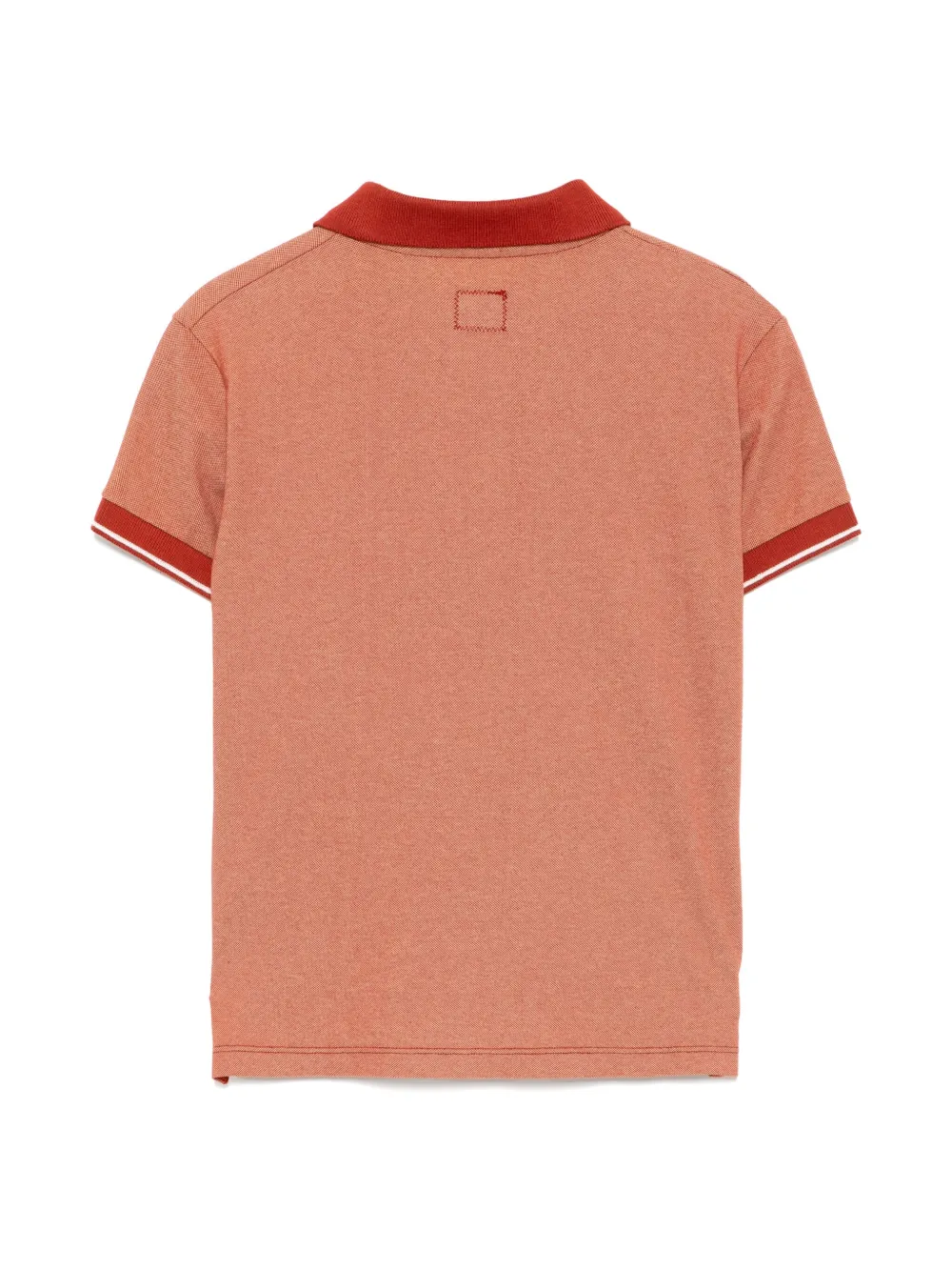 C.P. Company Kids Poloshirt met logopatch Bruin