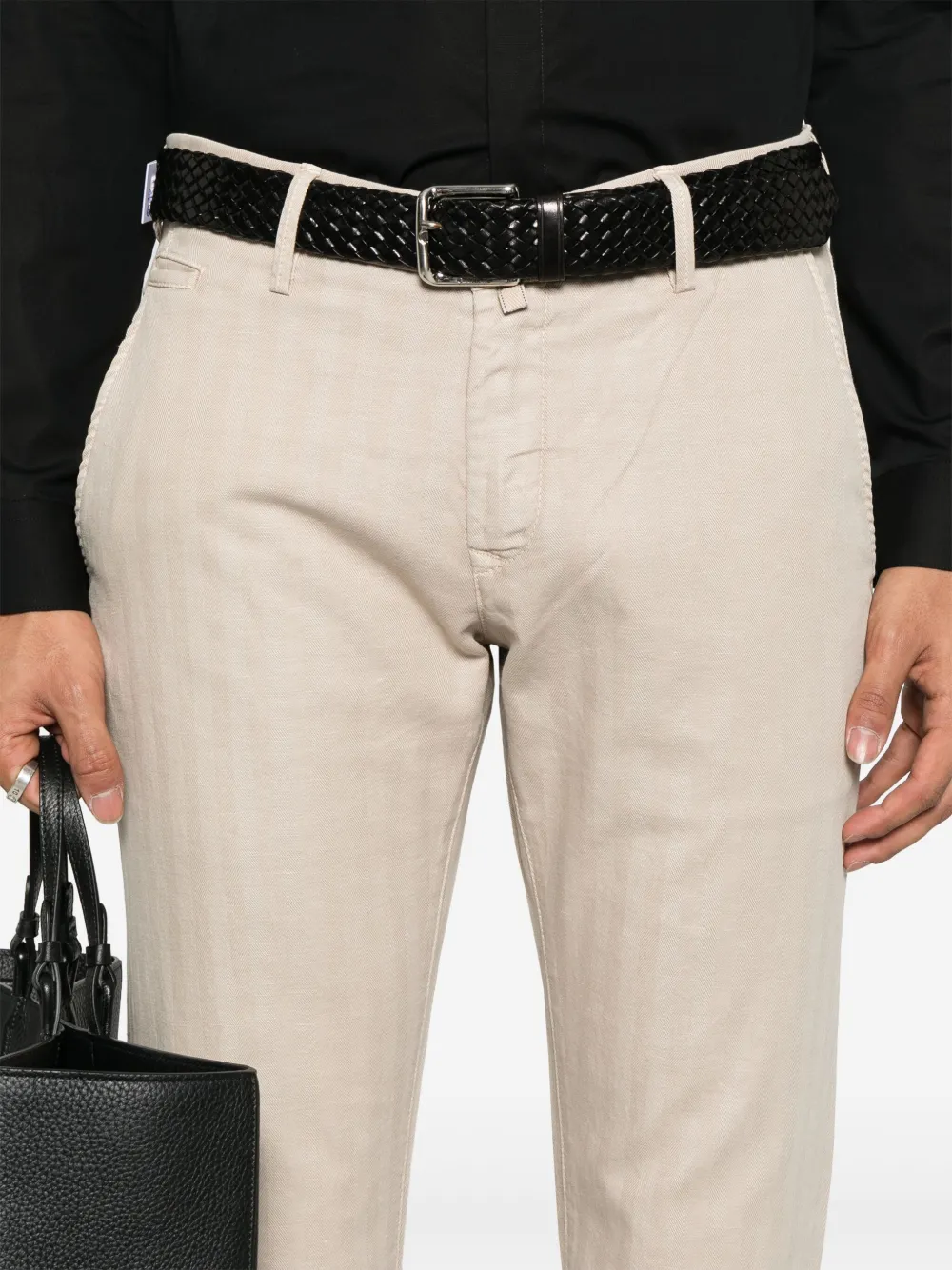 Jacob Cohen Almond Beige Tailored Jeans With Modern Fit And Functional Pockets In Neutrals