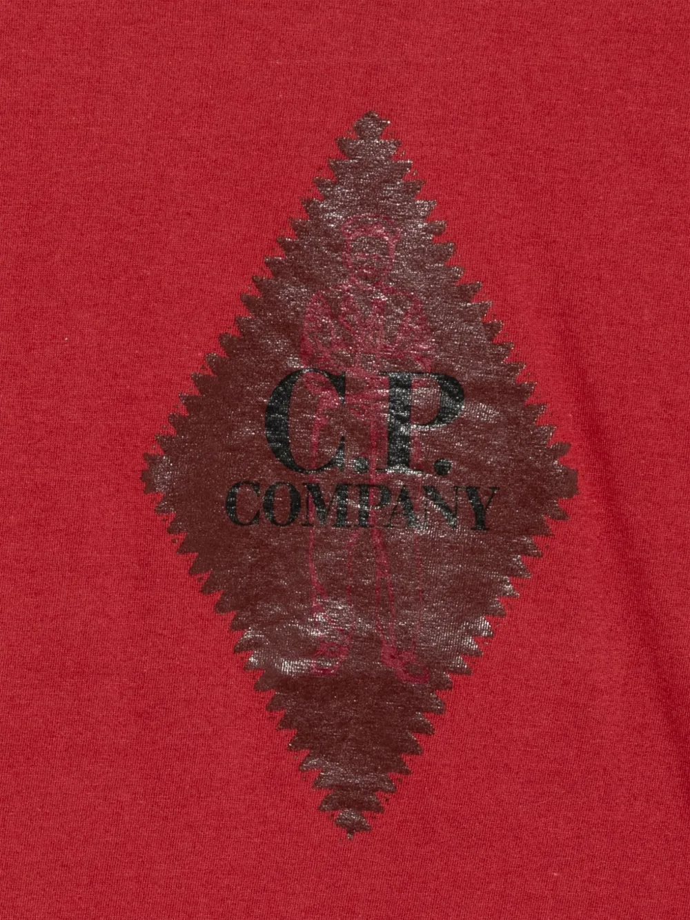 C.P. Company Kids T-shirt met grafische print Rood