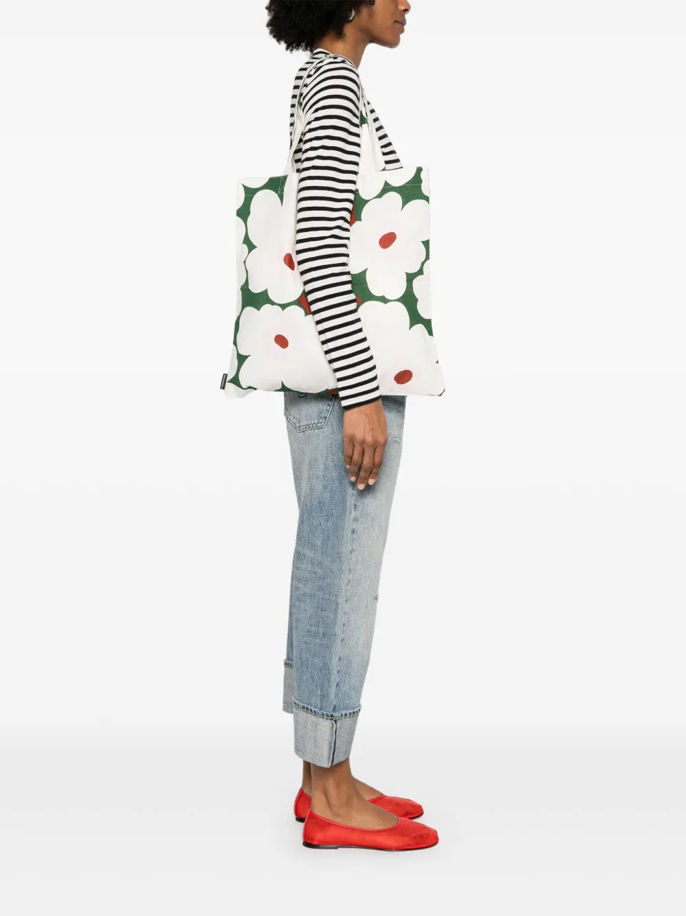 Marimekko Bolsa tote com padronagem Unikko | Mulher | Image 2