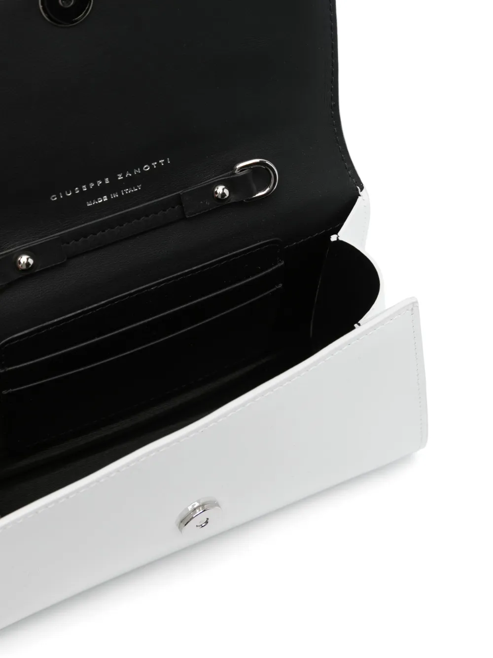 Giuseppe Zanotti Cleopatra clutch Wit