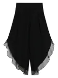 Valentino Garavani georgette balloon trousers - Black