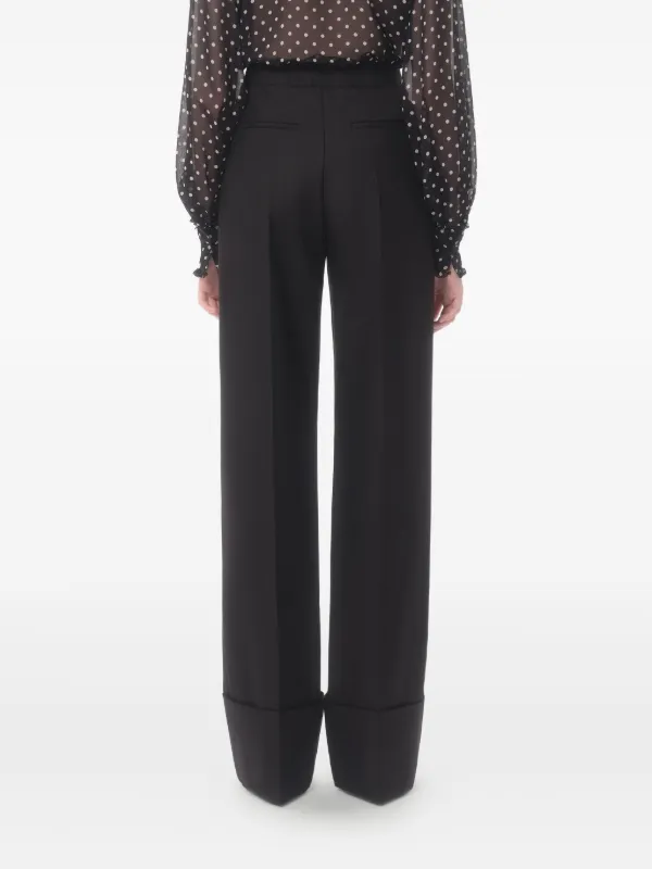 パンツ Valentino Garavani Virgin Wool Trousers Valentino Garavani Virgin Wool Trousers | Black | FARFETCH