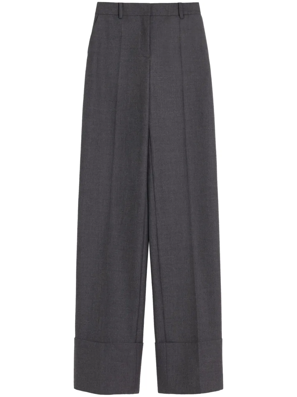 Valentino Belt-loop Casual Pants In Grey