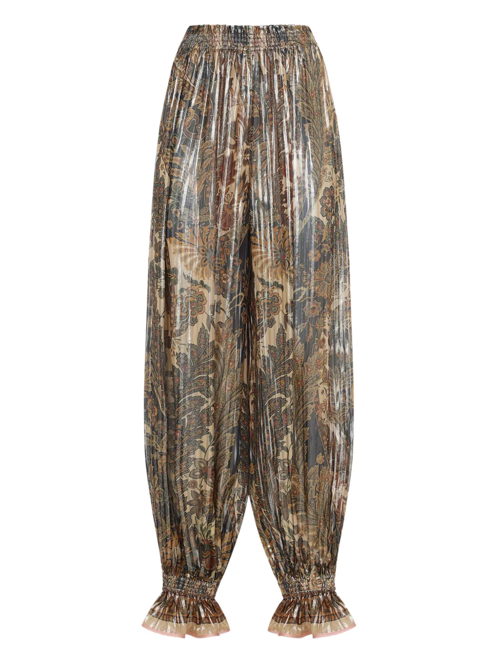 Valentino Garavani Voyage broek met ballonprint Beige
