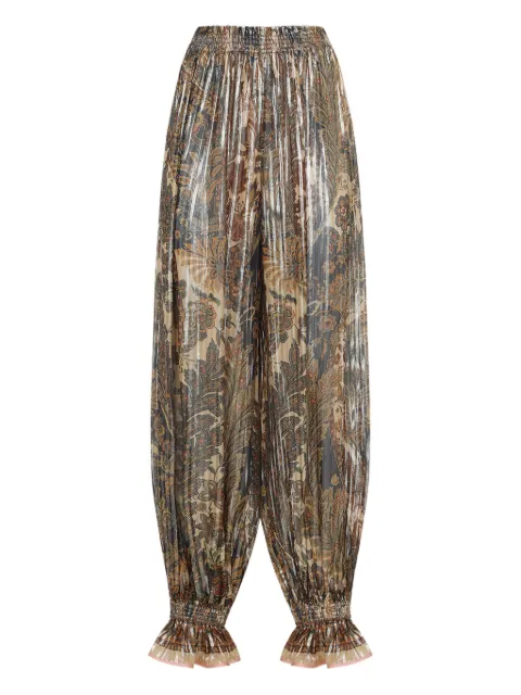 Valentino Garavani Voyage Imaginaire-print balloon trousers