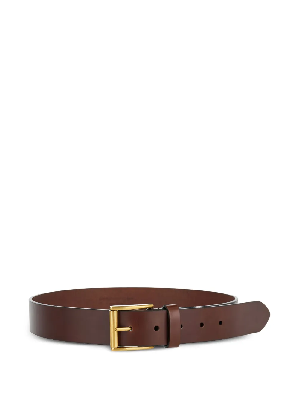 Saint Laurent leather buckle belt Bruin