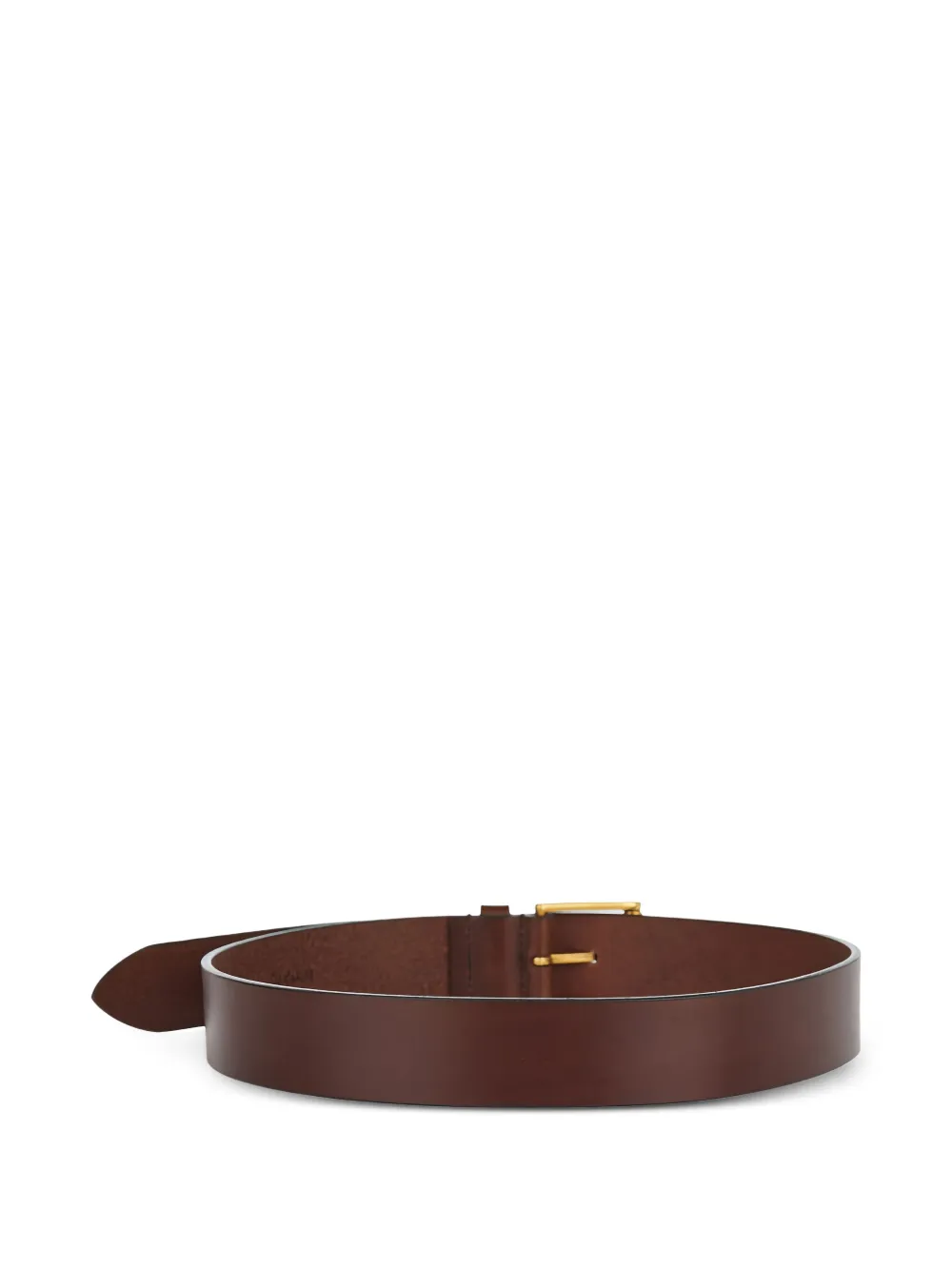 Saint Laurent leather buckle belt Bruin