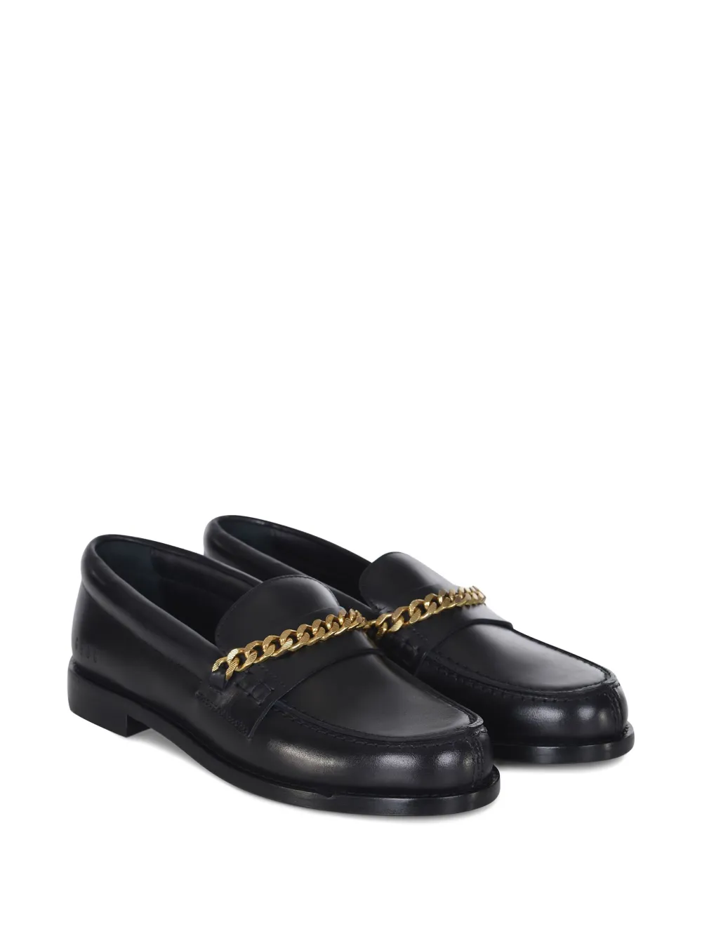Golden Goose leather loafers Black