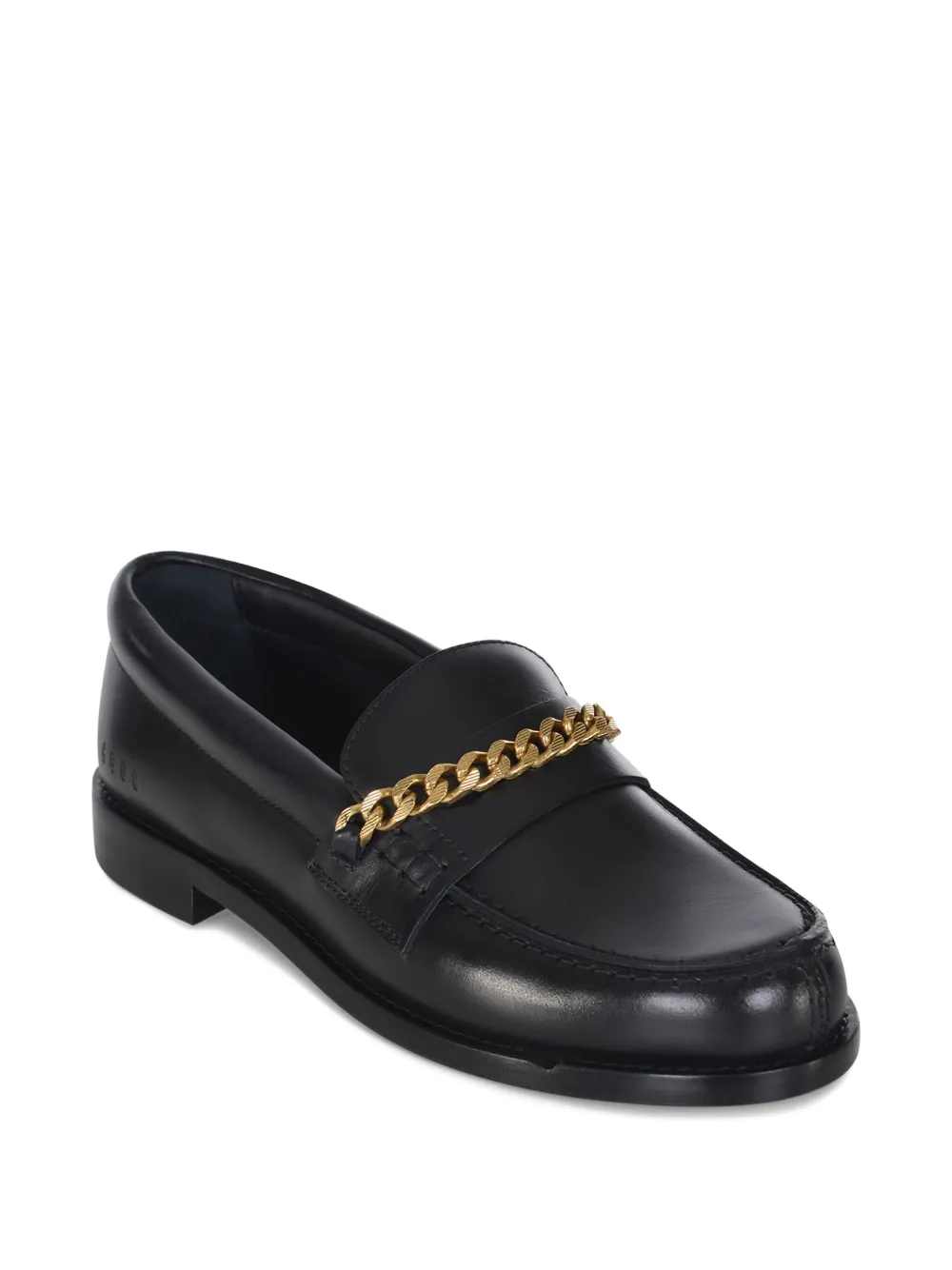 Golden Goose leather loafers Black