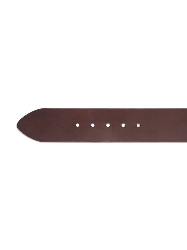 Saint Laurent sculpted-buckle Leather Belt | Red | FARFETCH display picture 3