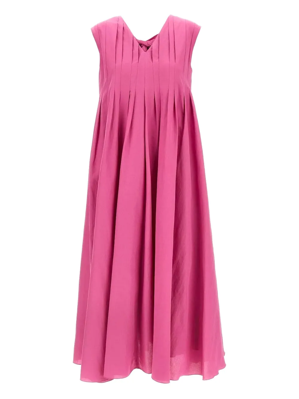 'S Max Mara pleated midi dress - ピンク 'S Max Mara pleated midi dress - ピンク